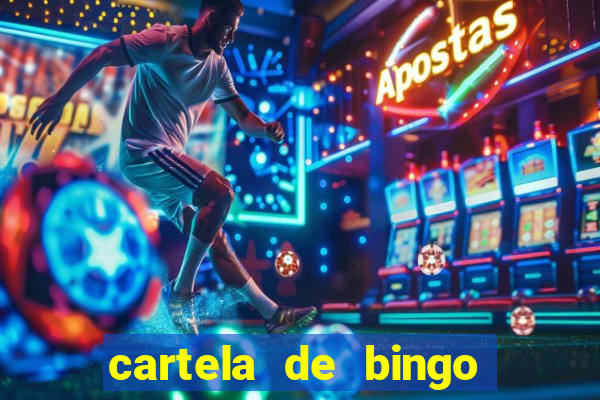 cartela de bingo cha de panela